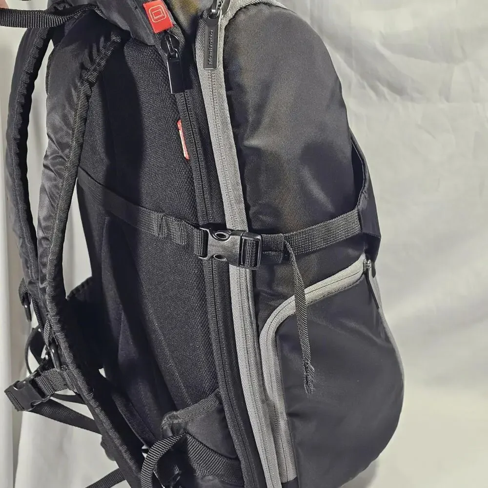 Manfrotto Travel Backpack Camera Bag Outdoor Photography Padded With Dividers